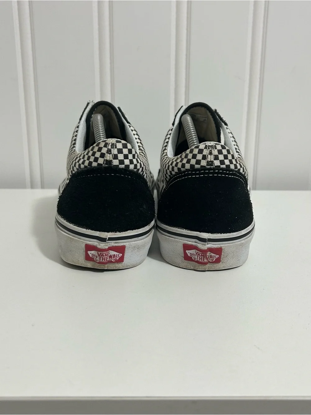 Vans Checkerboard Old Skool Sneakers - Black & White